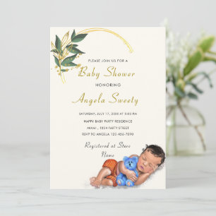 Invitación a Baby Shower silenciosa