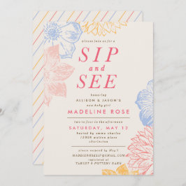 Invitación A Baby Shower *Sip Y Ver*