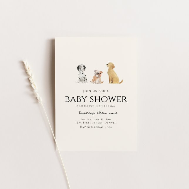 Invitación a Baby Shower sobre el tema de la pipa  (Subido por el creador)