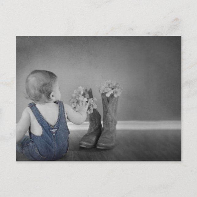 Invitación a Baby Shower sobre el tema del país (Anverso)