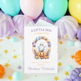 Invitación a Baby Shower Spooky Cute