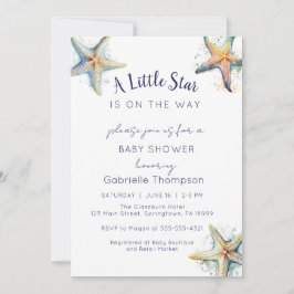 Invitación a Baby Shower STARFISH
