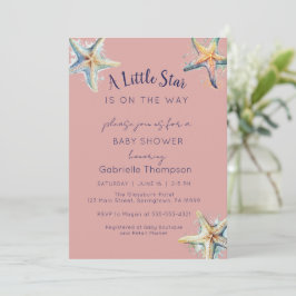 Invitación a Baby Shower STARFISH