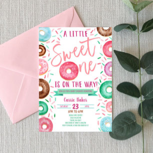 Invitación a Baby Shower temática de Sweet One Don