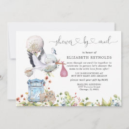 Invitación a Baby Shower virtual por correo