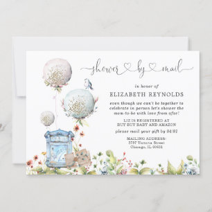 Invitación a Baby Shower virtual por correo