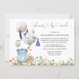 Invitación a Baby Shower virtual por correo
