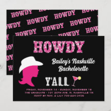 Invitación a Bachelorette de Howdy Nashville