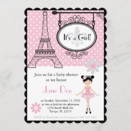 Invitación a balneario de París para ducharse/cump
