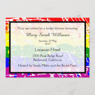 Invitación a bañarse en el arco iris gay