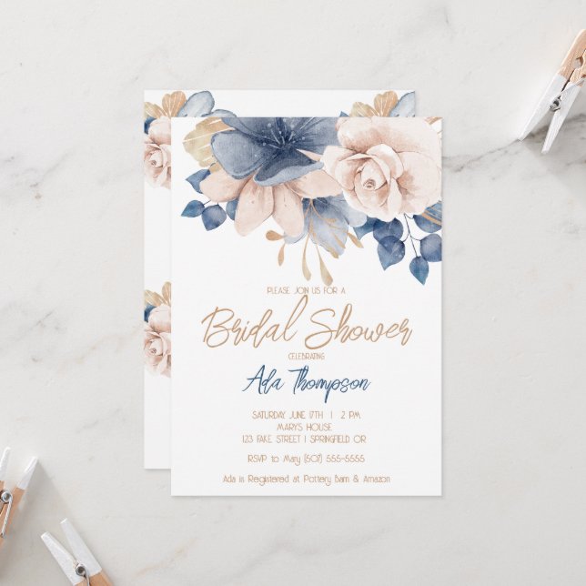 Invitación a bañarse en una novia azul, Rubor y Ro (Anverso/Reverso In Situ)