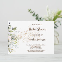 Invitación a bañarse en una novia con hierbas y ve