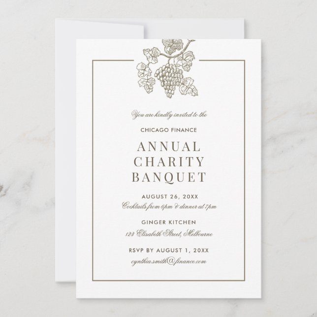Invitación a banquetes (Anverso)