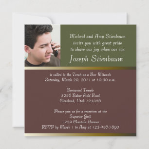 Invitación a Bar Mitzvah