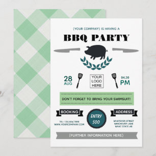 Invitación a Barbacoa Corporativa con logo