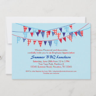 Invitación a barbacoa de verano corporativa