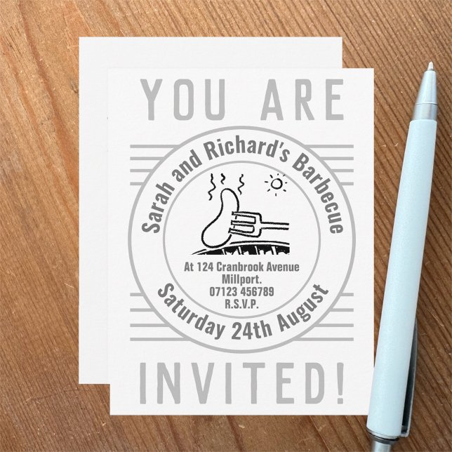 Invitación a Barbacoa en el Jardín (Subido por el creador)