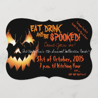 Invitación a Bash de Halloween