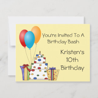 Invitación a Bash por cumpleaños