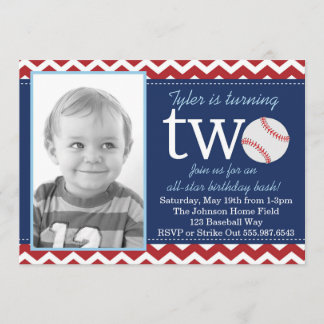 Invitación a Bash por cumpleaños de Béisbol