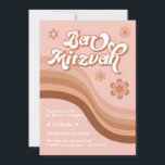 Invitación a Bat Mitzvah de Pink Groovy Retro<br><div class="desc">Se puede personalizar según sus necesidades.

// ¿Buscando elementos complementarios o coincidentes? Otra papelería del set disponible en la sección ‘colecciones’ de mi tienda.

// ¿Necesita ayuda para personalizar su diseño? ¿Tienes otras ideas? Siéntase libre de contactarme (Zoe) directamente.</div>