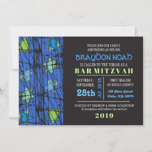 Invitación a Bat Mitzvah de Stars Bar