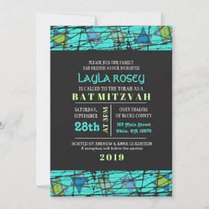 Invitación a Bat Mitzvah de Stars Bar