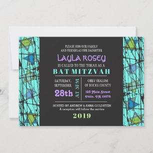 Invitación a Bat Mitzvah de Stars Bar