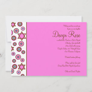 Invitación a Bat Mitzvah Devyn Rosa Rosa