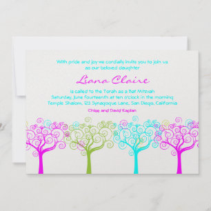 Invitación a Bat Mitzvah Liana Claire Shimmery