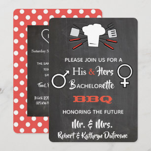 Invitación a BBQ para licenciatura y soltera