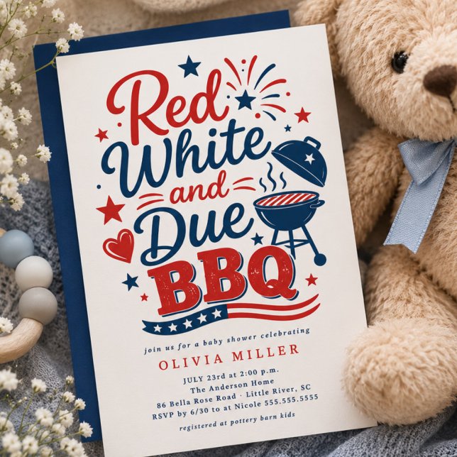 Invitación a BBQ Rojo Blanco y a Tiempo (Subido por el creador)