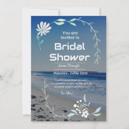 Invitación a Beach Bridal Shower