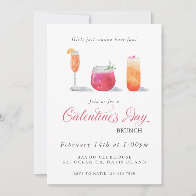 Invitación a beber agua de las aguas de Galentine (Anverso)