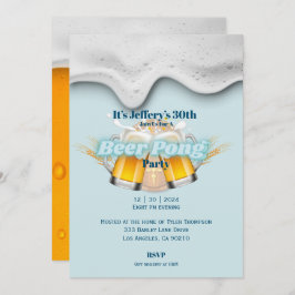 Invitación a Beer pong