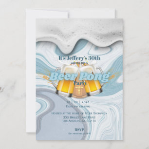 Invitación a Beer pong