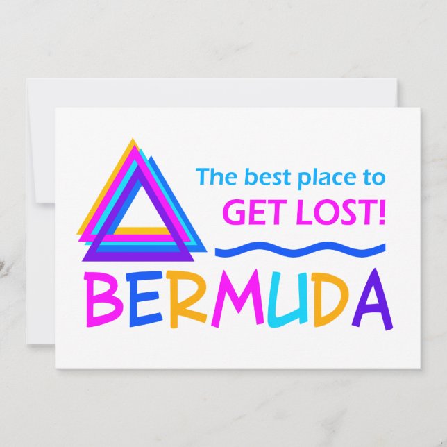 Invitación a BERMUDA TRIANGLE - personalizar (Anverso)