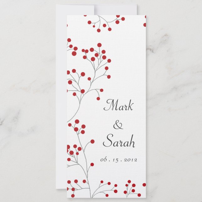 Invitación a Berry en invierno (Anverso)