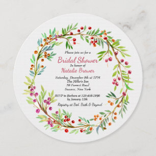 Invitación a Berry Wreath