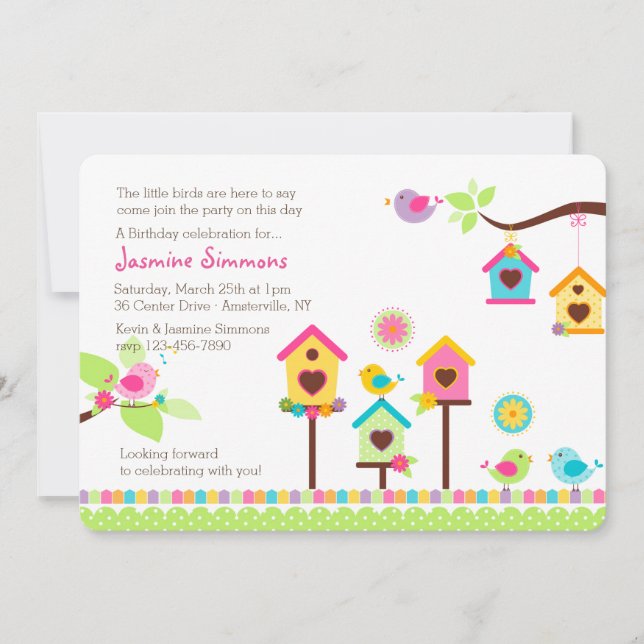 Invitación a Birdie Neighborhood (Anverso)