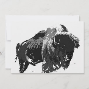 Invitación a Bison / Búfalo - Invitaciones a los B