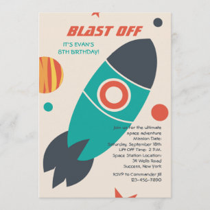 Invitación a Blast Off Space