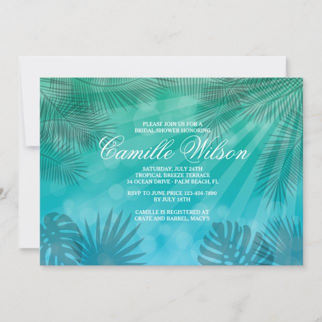 Invitación a Blue Lagoon (Anverso)