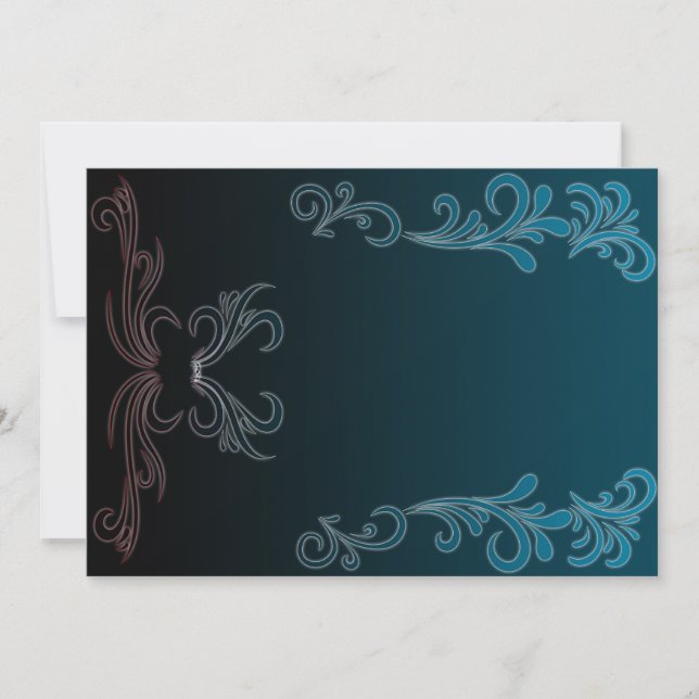 Invitación a Blue Vines (Anverso)