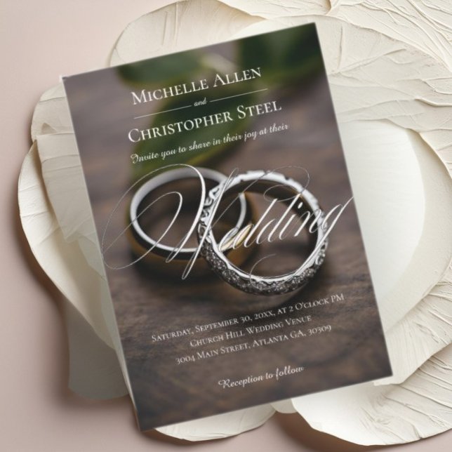Invitación a Boda de guiones modernos (Subido por el creador)