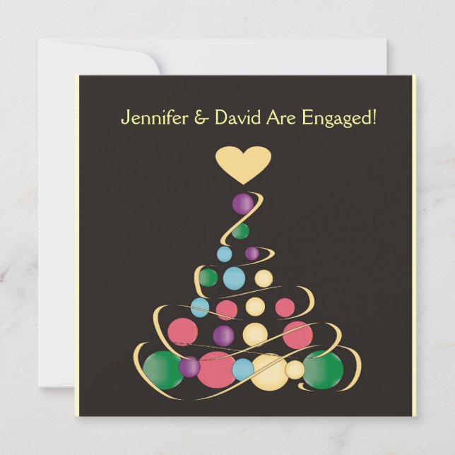 Invitación a Boda de Navidades (Anverso)