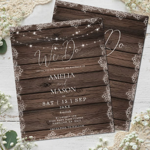 Invitación a boda de "We Do", un programa de presu