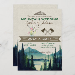 Invitación a Boda/Fiesta de montaña