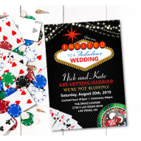 Invitación a boda Vegas Casino