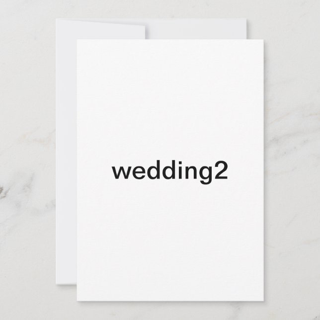 Invitación a bodas 2 (Anverso)